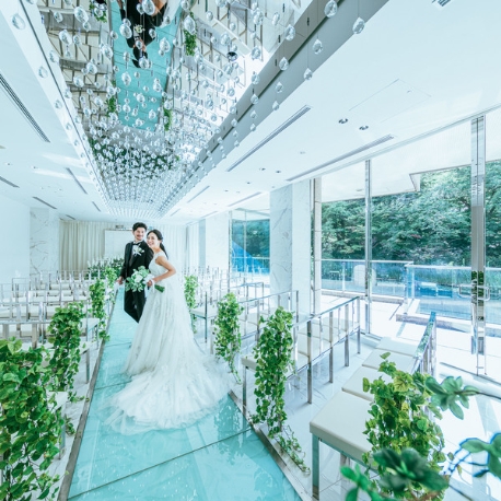 東京マリオットホテル：品川駅アクセス×緑×ドレス映えるチャペルで洗練された上質ＷＤ