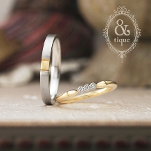 ＴＡＫＥＵＣＨＩ　ＢＲＩＤＡＬ:カジュアルデザインの結婚指輪【アンティック】フォルリチタ