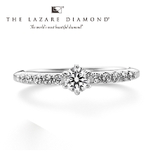 ＴＡＫＥＵＣＨＩ　ＢＲＩＤＡＬ:【ラザールダイヤモンド】シンプルなフォルムにダイヤモンドを贅沢に配したリング