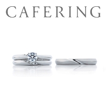 ＴＡＫＥＵＣＨＩ　ＢＲＩＤＡＬ:ストレートラインに流れるようなダイヤのセッティング【CAFERING】