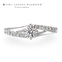 【ラザールダイヤモンド】ならではの豪華でボリューム感のある婚約指輪デザイン