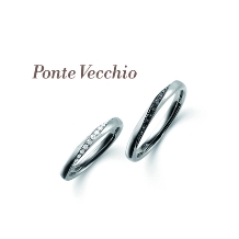 ＴＡＫＥＵＣＨＩ　ＢＲＩＤＡＬ:【Ponte Vecchio】ブラックダイヤモンドのシックで洗練された結婚指輪