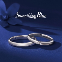 ＴＡＫＥＵＣＨＩ　ＢＲＩＤＡＬ:シンプル王道の結婚指輪の内側にはお守りのブルーサファイアをセッティング