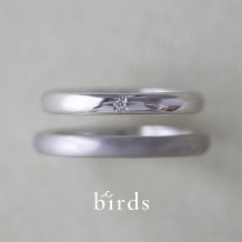 ＴＡＫＥＵＣＨＩ　ＢＲＩＤＡＬ_YUKA HOJO姉妹ブランド「birds バーズ」の結婚指輪