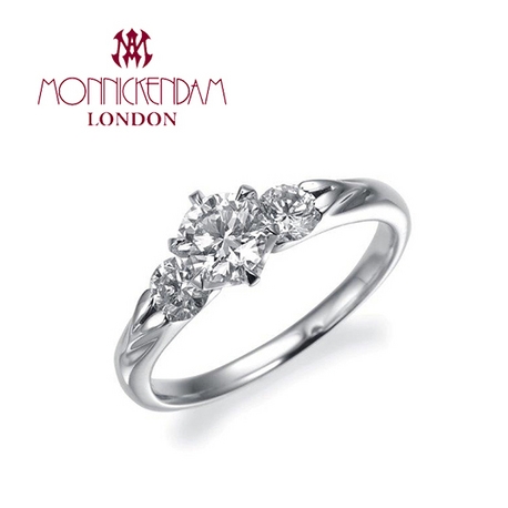 ＴＡＫＥＵＣＨＩ　ＢＲＩＤＡＬ:サイドのダイヤモンドのボリューム感と高いデザイン性が魅力の婚約指輪