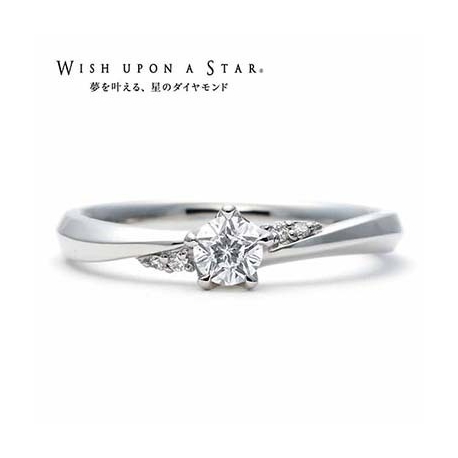 ＴＡＫＥＵＣＨＩ　ＢＲＩＤＡＬ:星好きにはたまらない【ウィッシュ アポン ア スター】のロマンチックな婚約指輪