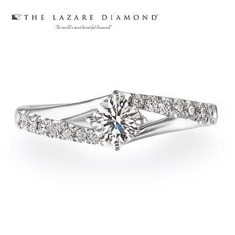 ＴＡＫＥＵＣＨＩ　ＢＲＩＤＡＬ:【ラザールダイヤモンド】ならではの豪華でボリューム感のある婚約指輪デザイン