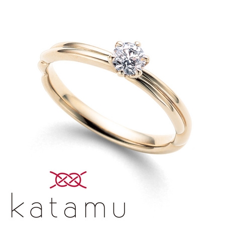ＴＡＫＥＵＣＨＩ　ＢＲＩＤＡＬ:優しい色味が魅力！日本の和ブランドの婚約指輪【katamu】縁-えにし-