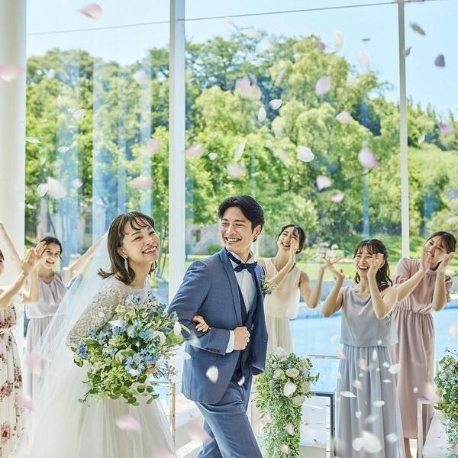 ララシャンス　博多の森：月末ラスト[挙式全額OFF*190万]贅沢3万円試食×水辺チャペル見学
