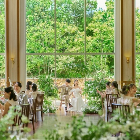 ララシャンス　博多の森：夏Fes*12万ギフト[挙式料全額*190万]3万コース試食*森のチャペル