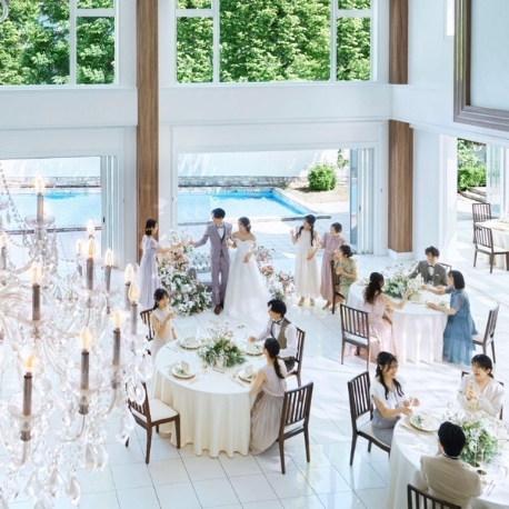 キャナルサイド　ララシャンス：【新春特別BIG】森チャペル×新作ドレス×和牛＆オマール試食