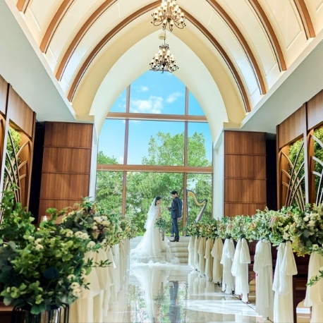 キャナルサイド　ララシャンス：【憧れチャペル感動挙式体験】最新ドレス見学×貸切リゾート邸宅