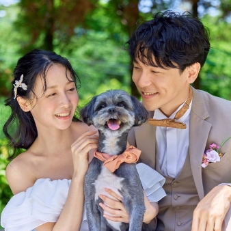 キャナルサイド　ララシャンス:【50名なら最大58万円特典】大切なペットと一緒に結婚式プラン★通年利用可★