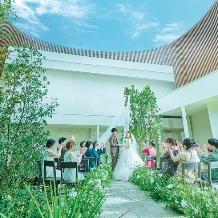 WeGreen RESORT:【家族婚】家族に感謝を伝える温かな挙式＆会食