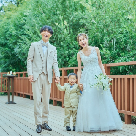 WeGreen RESORT：［熊本初★Wベビー式場］安心6大優待♪お子様と一緒のお披露目W