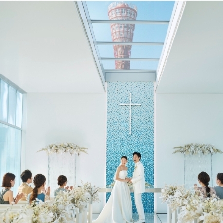 神戸メリケンパークオリエンタルホテル：【20大150万特典&4万宿泊】ポートタワー望む圧巻チャペル&神戸牛