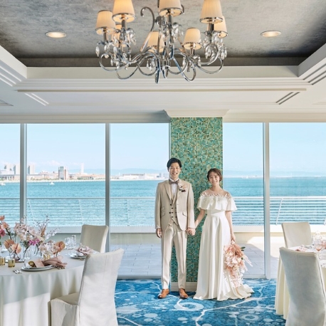 神戸メリケンパークオリエンタルホテル：【豪華150万特典&4万宿泊】海の上の絶景ホテル美食会&憧れドレス