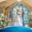 東京アフロディテ：【チャペル重視◎】ブルーのステンド輝くチャペルで憧れ花嫁姿へ