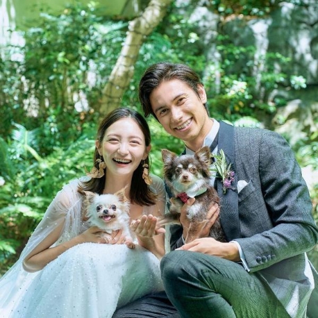 白金迎賓館 アートグレイスクラブ：【ペットと一緒に叶える】緑溢れる貸切邸宅*挙式体験&無料試食