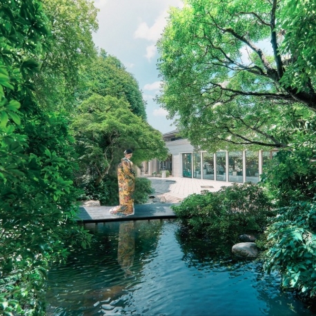 白金迎賓館 アートグレイスクラブ：【和装も叶う】貸切×庭園の迎賓館WD体験＆和フレンチ試食