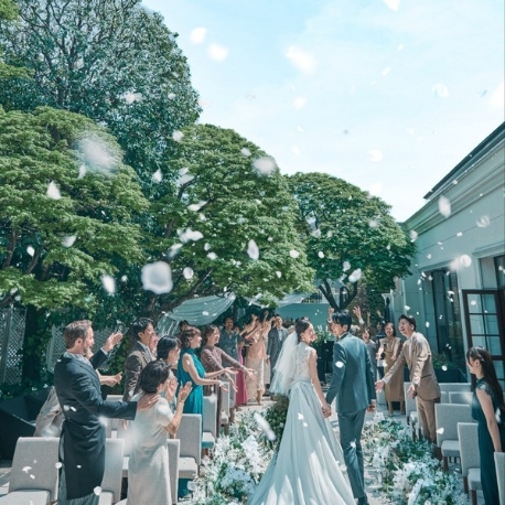 白金迎賓館 アートグレイスクラブ：【ガーデン挙式希望の方】都内で叶うリゾートウェディング体験
