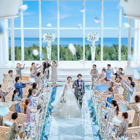 アートグレイス　ウエディングコースト　東京ベイ：連休BIG◆ドレス2着無料◆海×空*天空チャペル*試食*人気演出♪