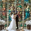 アートグレイス　ウエディングコースト　東京ベイ：◆待望リニューアル◆輝く瑠璃色ステンドグラス*光溢れる大聖堂