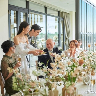 アートグレイス　ウエディングコースト　東京ベイ:【挙式＆会食20名85万円】ご親族様へご挨拶*ご会食＆写真プラン