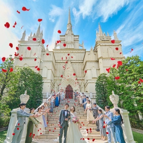 アートグレイス ウエディングシャトー：【140万特典&ドレス1着優待】感動挙式×ガーデン体験♪3万円試食