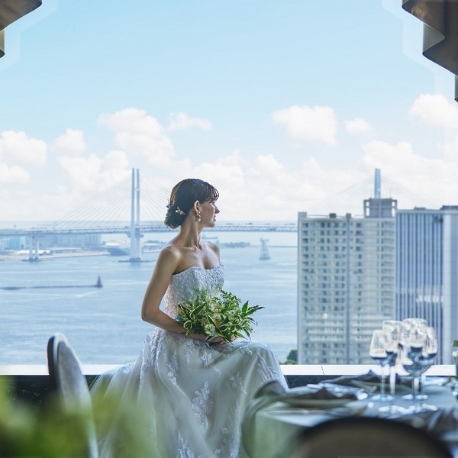 横浜ベイシェラトン ホテル＆タワーズ：【少人数婚のお2人】スペシャリテ試食×感動のホテル挙式体験