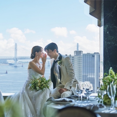 横浜ベイシェラトン ホテル＆タワーズ：【少人数婚のお2人】スペシャリテ試食×感動のホテル挙式体験