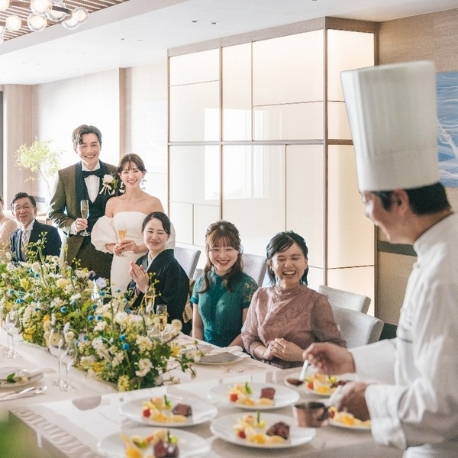 横浜ベイシェラトン ホテル＆タワーズ：【少人数婚のお2人】スペシャリテ試食×感動のホテル挙式体験