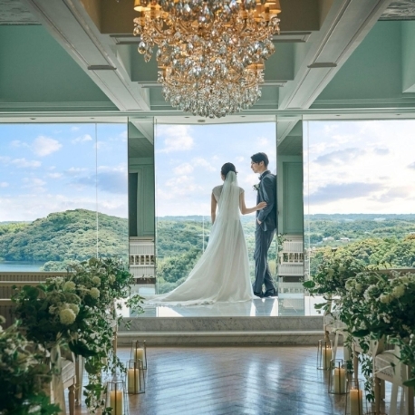 浜名湖オーベルジュ　キャトルセゾン　ＬｅｓＱｕａｔｒｅＳａｉｓｏｎｓＨａｍａｎａｋｏ：【フォトウェディング】海見え絶景チャペル◆見学＆見積り相談