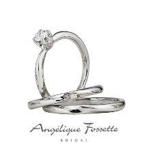 アンジェリック　フォセッテ　ブライダル:【ペア11万円】プラチナ950ハード使用のシンプル結婚指輪！