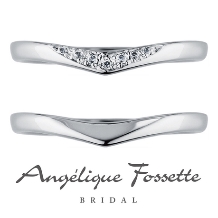 アンジェリック　フォセッテ　ブライダル:気になったら右下のクリップを押してね♪グラデーションで留められたダイヤが美しい！