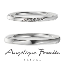 アンジェリック　フォセッテ　ブライダル_【新作だけど早くも人気！】シンプルで大人っぽい結婚指輪をお探しの方におススメ♪