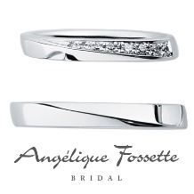 アンジェリック　フォセッテ　ブライダル:幅も厚みもしっかり欲しい！一本で存在感のあるリングをお探しの方へオススメ♪