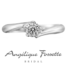 アンジェリック　フォセッテ　ブライダル:【お手頃なのに本格品質】５本爪セッティングでダイヤが星の形に見える人気デザイン！