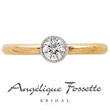 アンジェリック　フォセッテ　ブライダル:【いかにもにならない婚約指輪】カジュアルな服装にも合わせやすいデザイン！