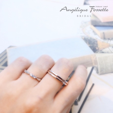 結ぶ を意味するrelier ルリエ 絆 を意味するlien リャン アンジェリック フォセッテ ブライダル ゼクシィ