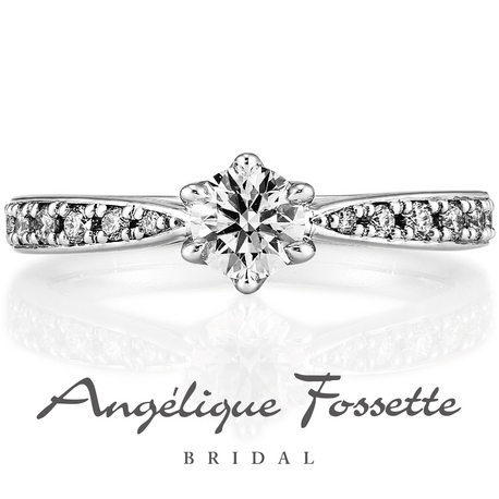 アンジェリック　フォセッテ　ブライダル:【お手頃なのに本格品質】メインのダイヤモンドもしっかり際立つ人気のエンゲージ