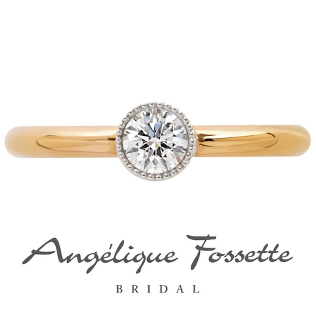 アンジェリック　フォセッテ　ブライダル:【いかにもにならない婚約指輪】カジュアルな服装にも合わせやすいデザイン！
