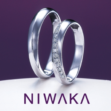 Ｌ　Ｓａｋａｅ（エルサカエ）:NIWAKA（にわか）　結婚指輪【綺羅】～きら～