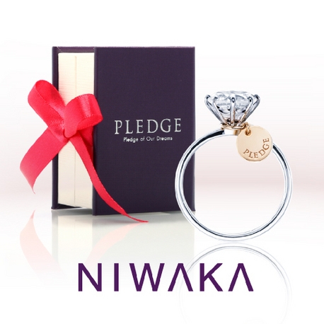 Ｌ　Ｓａｋａｅ（エルサカエ）:【NIWAKA】プロポーズ応援リング  PLEDGE for WEDDING