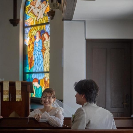 旧軽井沢礼拝堂 旧軽井沢ホテル音羽ノ森：【1泊2日森の滞在型ウエディング】無料宿泊体験＊美食フレンチ