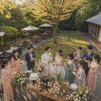 結婚式場：＜和と洋結婚式体験＞25大138万特典＆ガーデン演出＆3.3万試食会