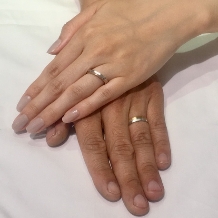 SUNDANCE　BRIDAL:【オーダーメイド結婚指輪】2つの素材を重ねたスタイリッシュなデザイン