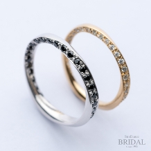 【オーダーメイド結婚指輪】細みながら美しいラインのエタニティーリング