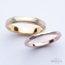 SUNDANCE　BRIDAL:【オーダーメイド結婚指輪】クラフト感溢れるマリッジ