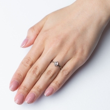 SUNDANCE　BRIDAL:【オーダーメイド婚約指輪】シャンパンゴールドとオーバルローズカットの婚約指輪